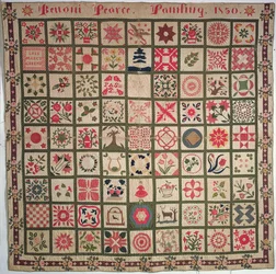 Colcha de pintura, 1850 (algodão)